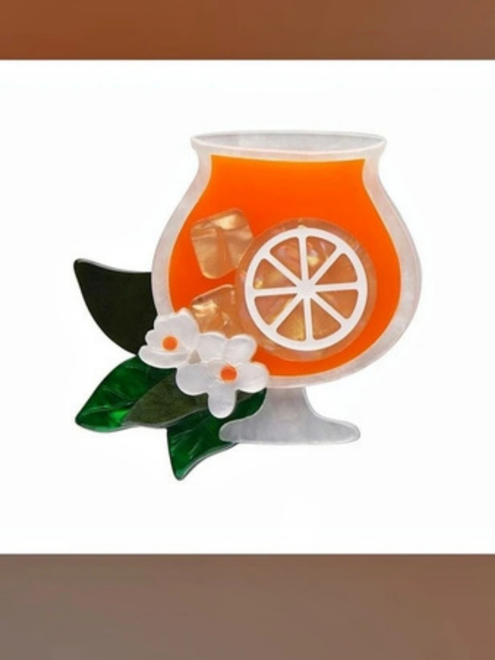 Erstwilder Aperitif Italiano Brooch (No Box Or Story Card)